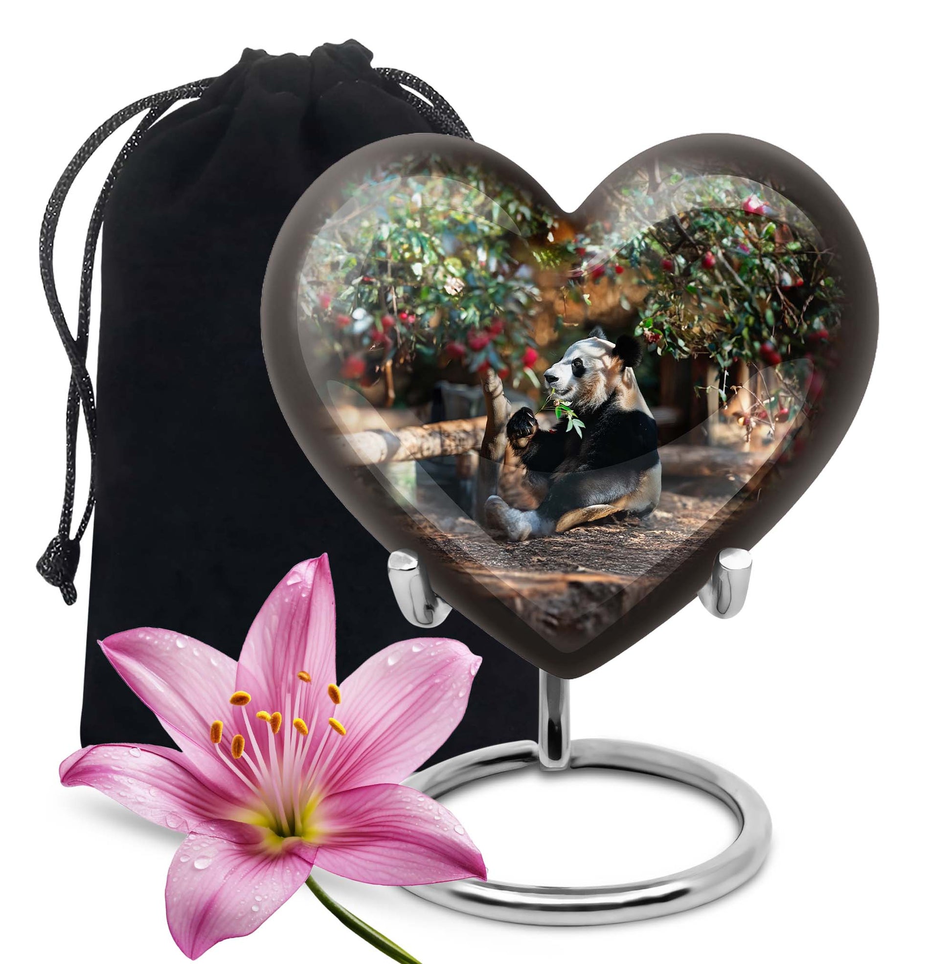 Panda Theme Large Urn 10 Inch