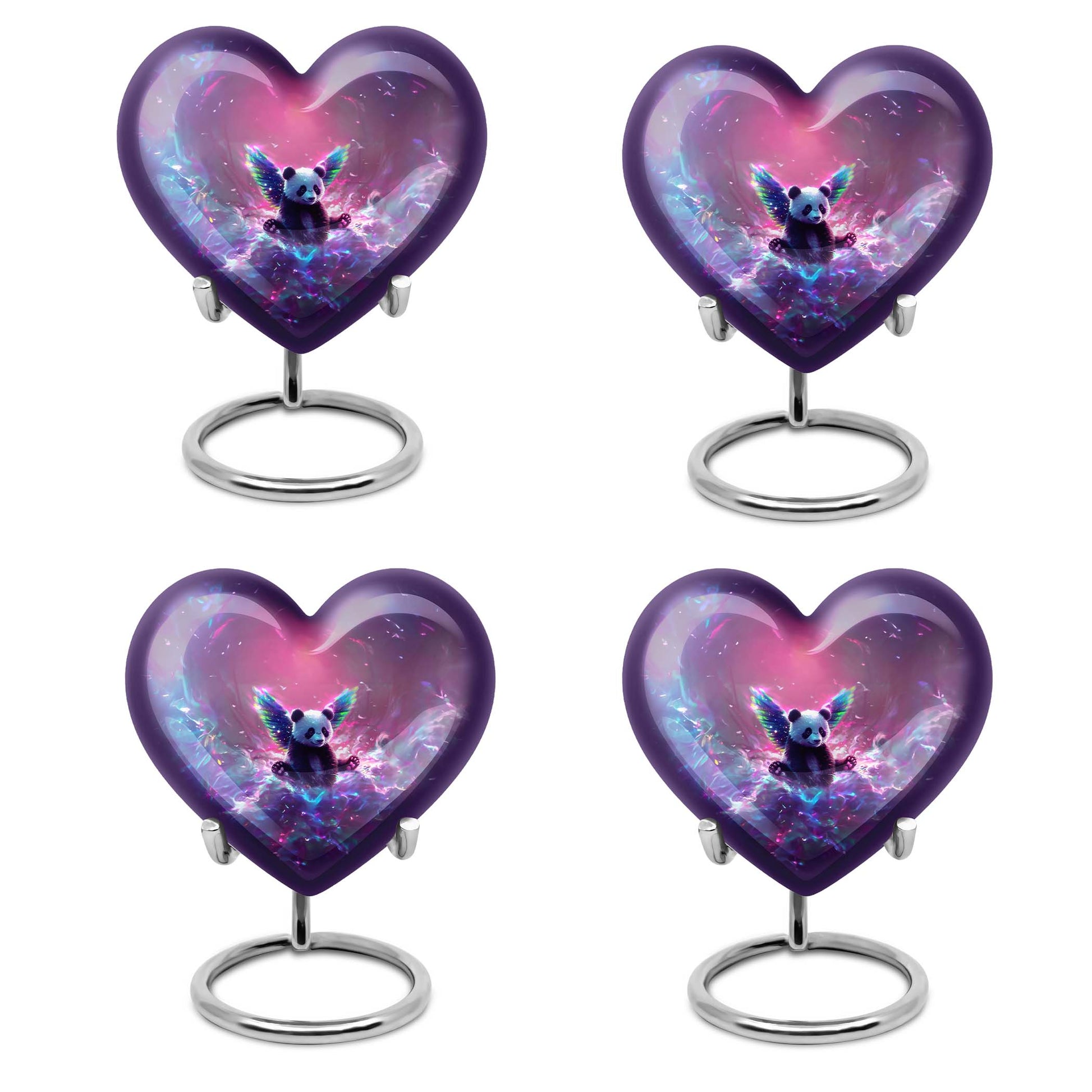 Panda Theme 3 Inch Keepsake Pack of 4