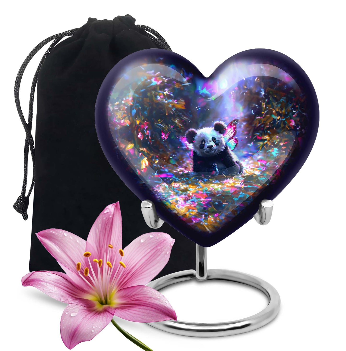 Panda Theme Large Urn 10 Inch