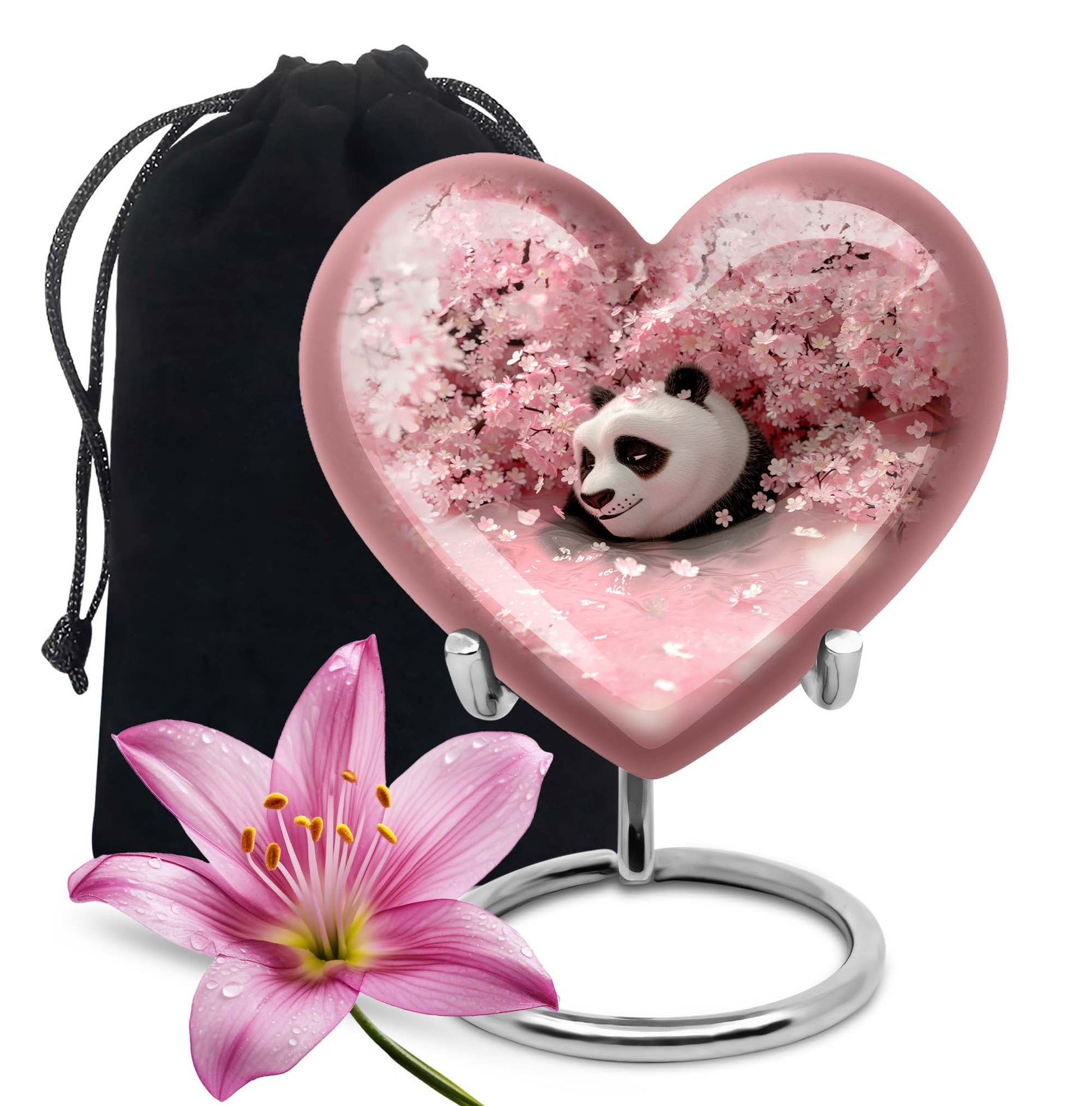 Panda Theme Large Urn 10 Inch