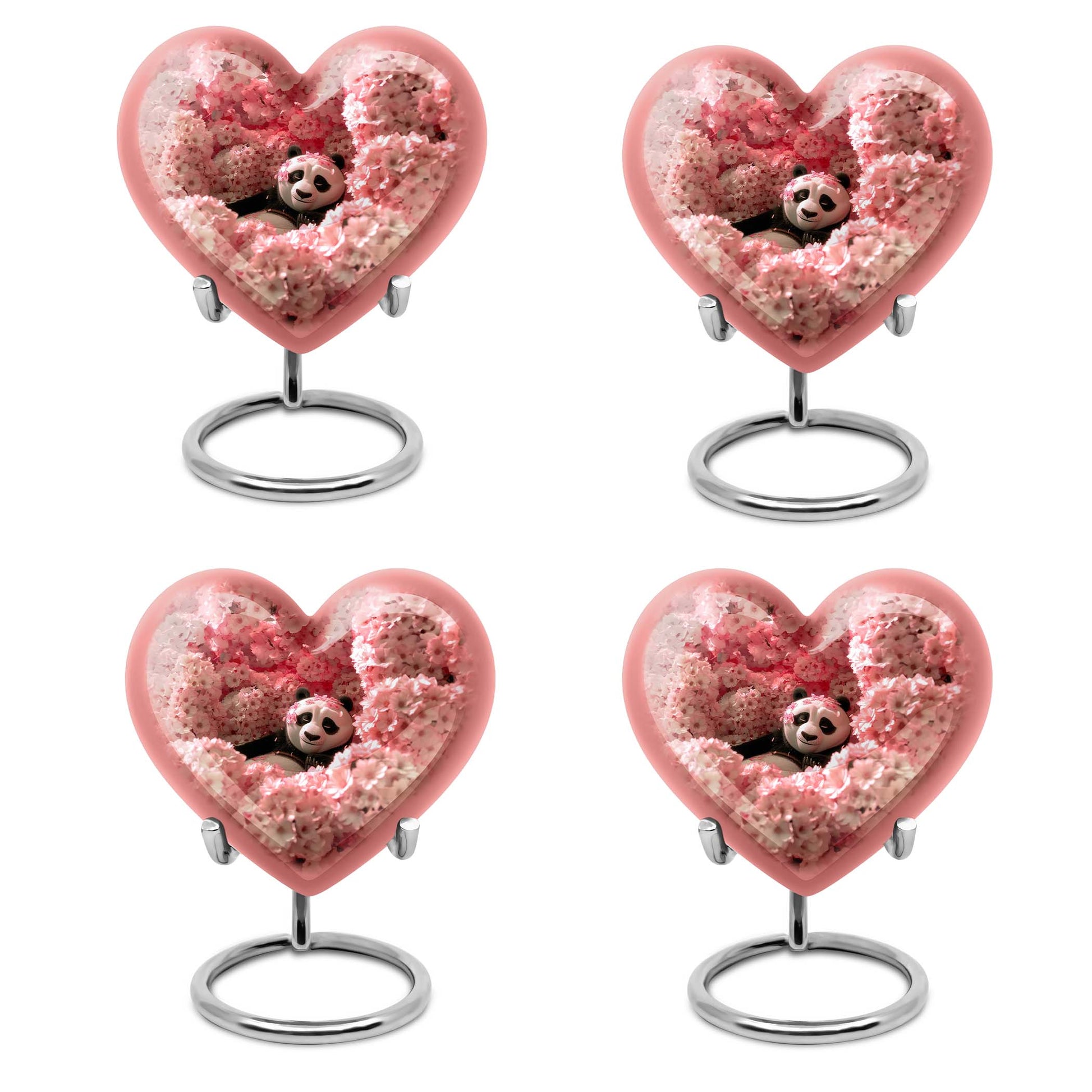 Panda Theme 3 Inch Keepsake Pack of 4