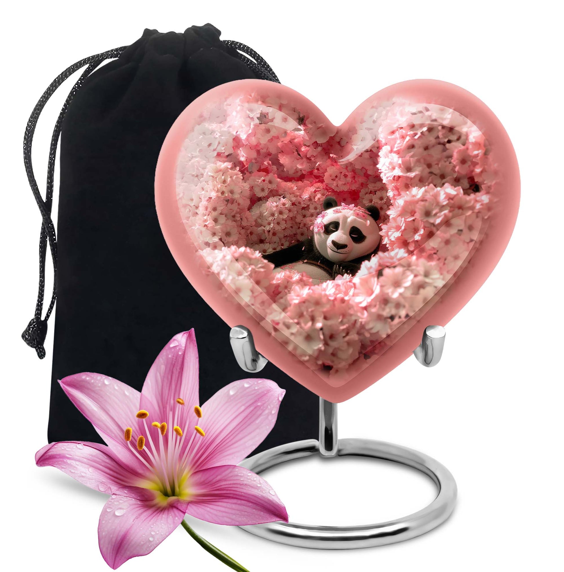 Panda Theme Large Urn 10 Inch