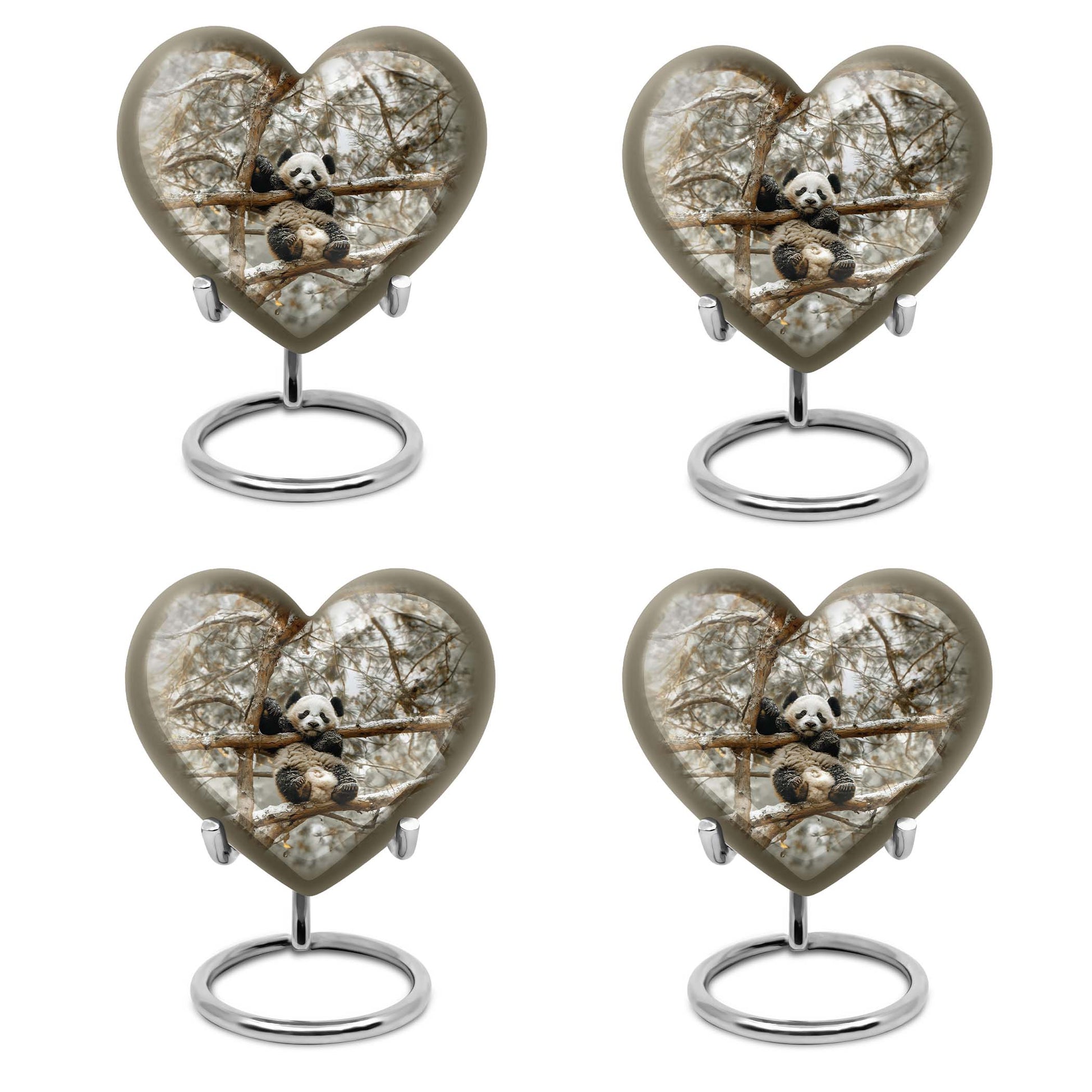 Panda Theme 3 Inch Keepsake Pack of 4