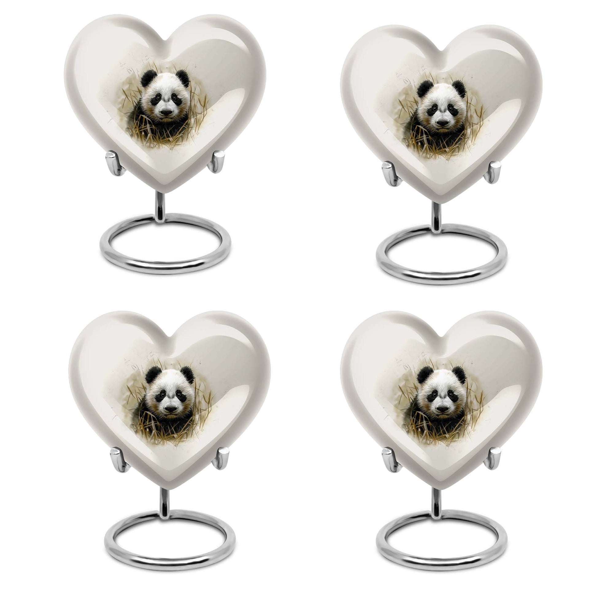 Panda Theme 3 Inch Keepsake Pack of 4