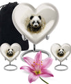 Panda Theme Large Urn With 2 Keepsake Urn