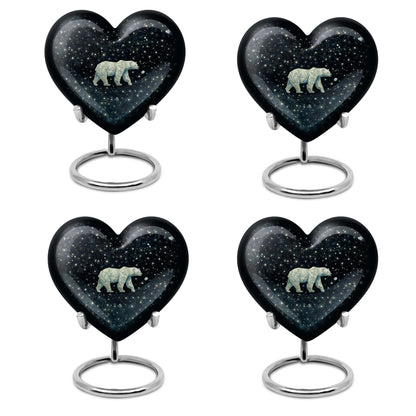 Polar Bear Theme 3 Inch Keepsake Pack of 4