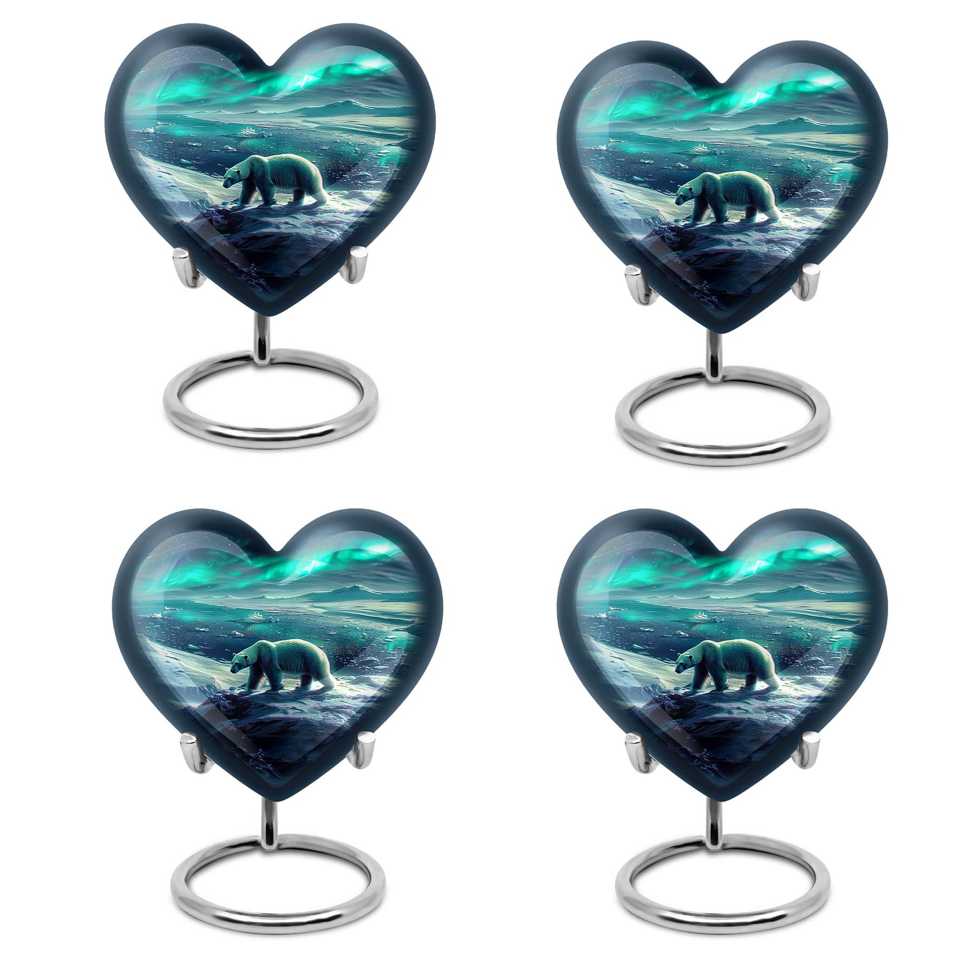 Polar Bear Theme 3 Inch Keepsake Pack of 4