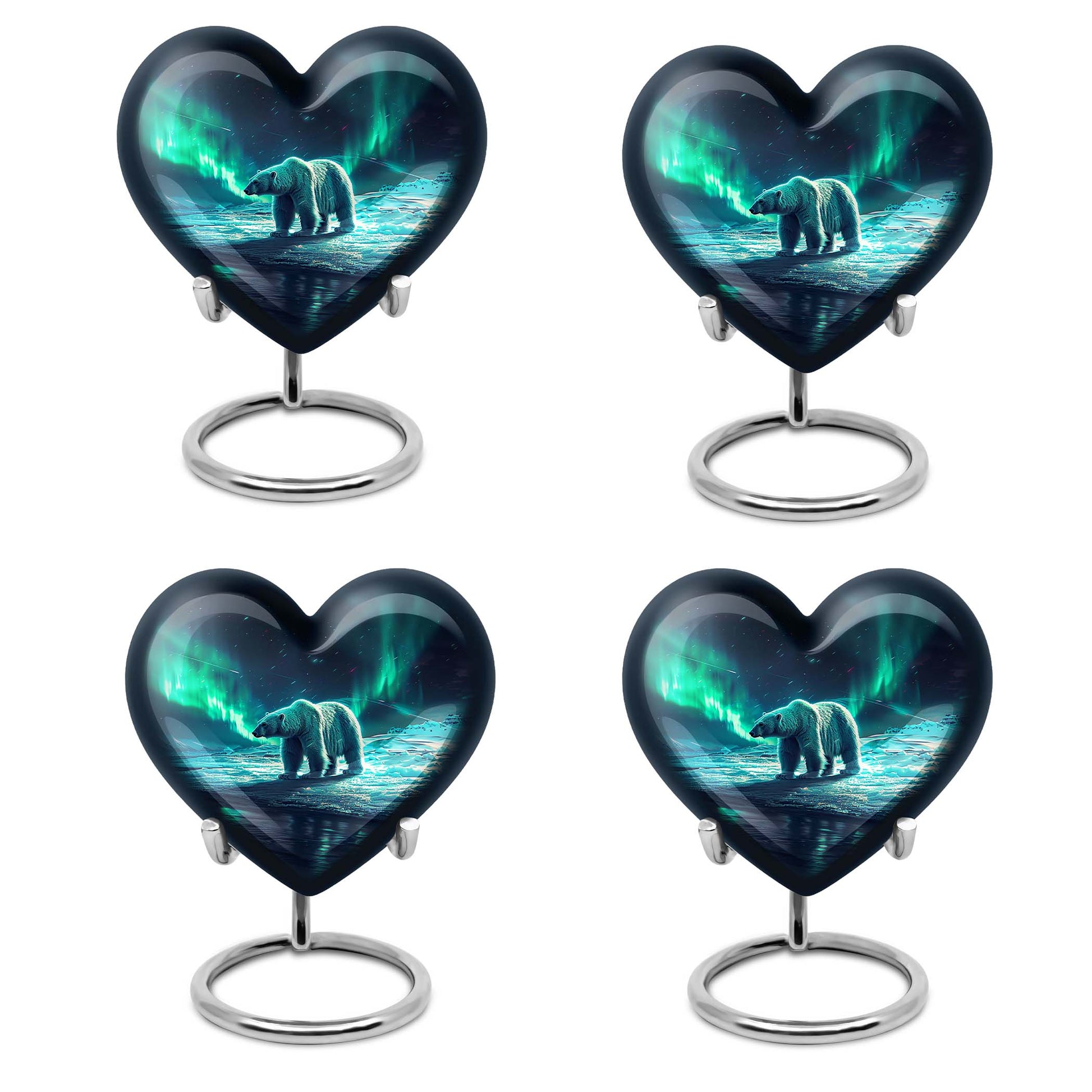 Polar Bear Theme 3 Inch Keepsake Pack of 4