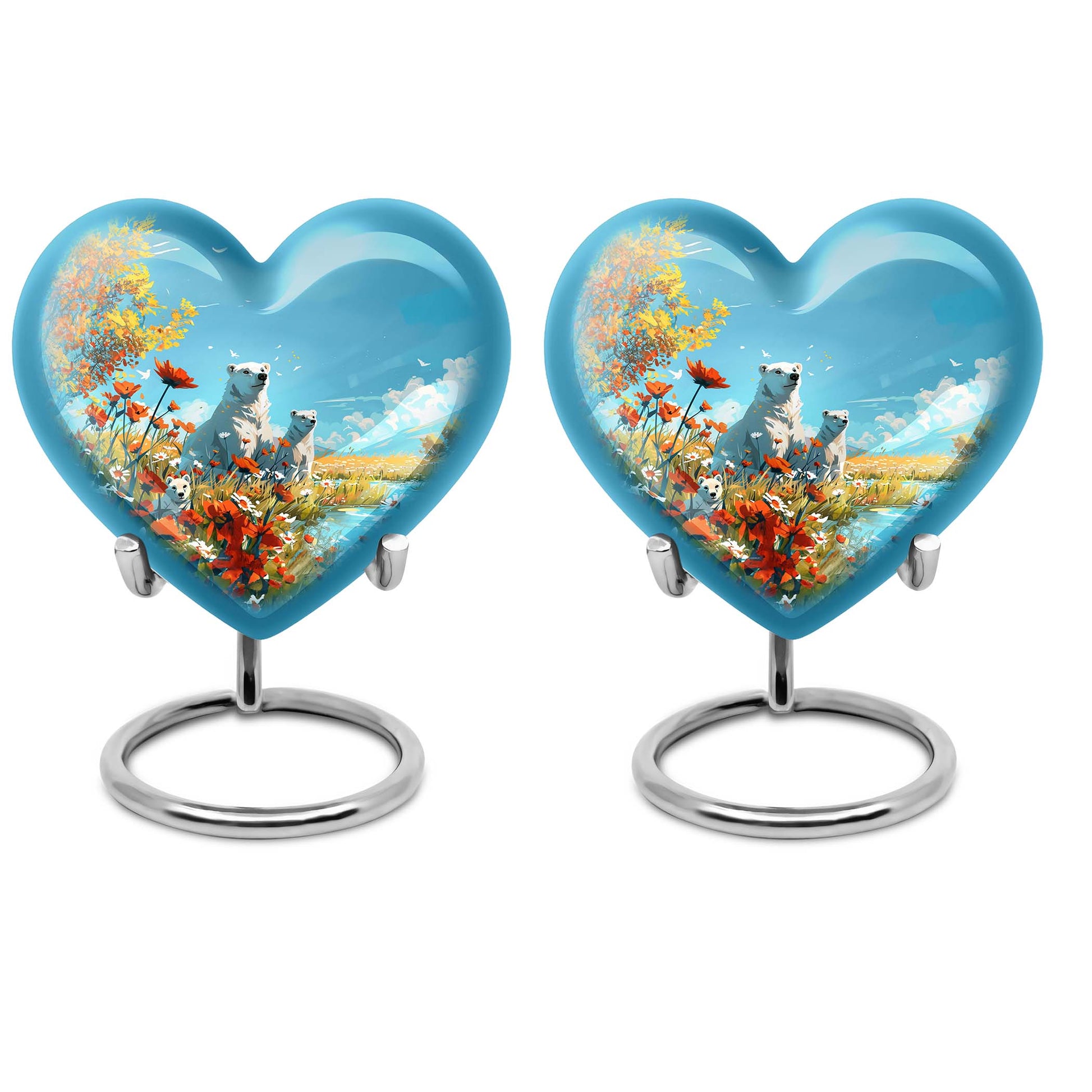 Polar Bear Theme 3 Inch Keepsake Pack of 2