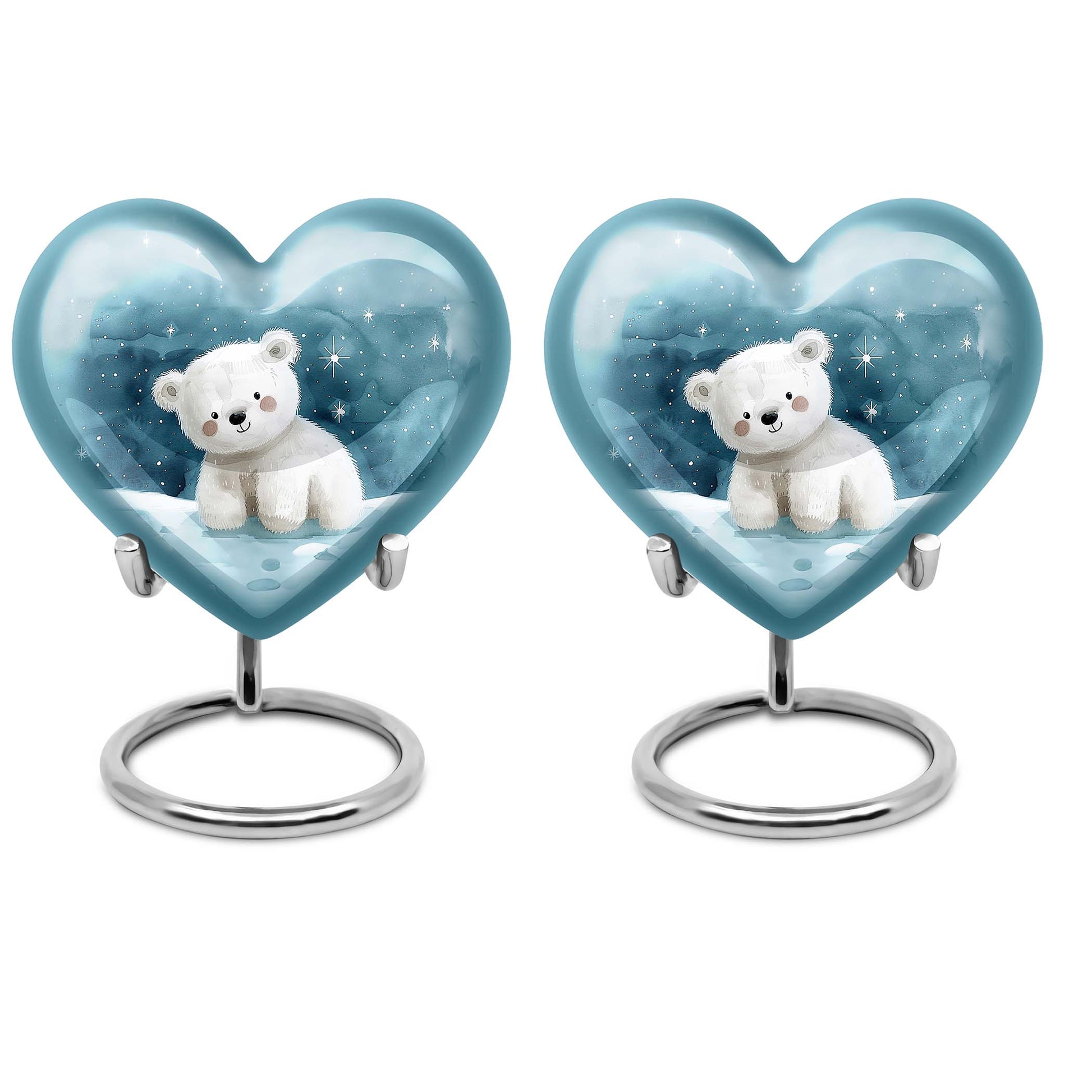 Polar Bear Theme 3 Inch Keepsake Pack of 2