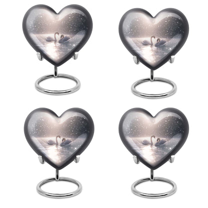 Swan Theme 3 Inch Keepsake Pack of 4
