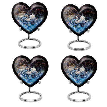 Swan Theme 3 Inch Keepsake Pack of 4