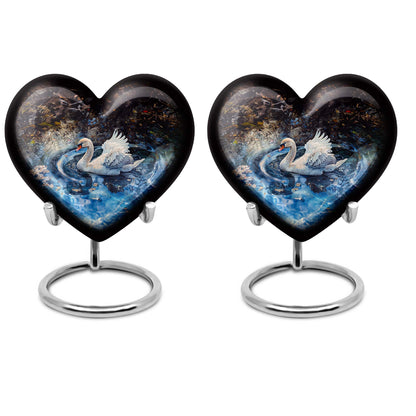 Swan Theme 3 Inch Keepsake Pack of 2