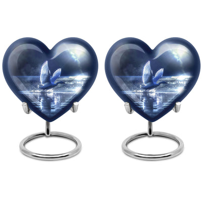 Swan Theme 3 Inch Keepsake Pack of 2