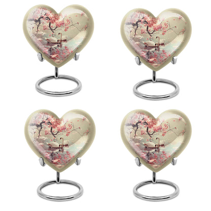 Swan Theme 3 Inch Keepsake Pack of 4