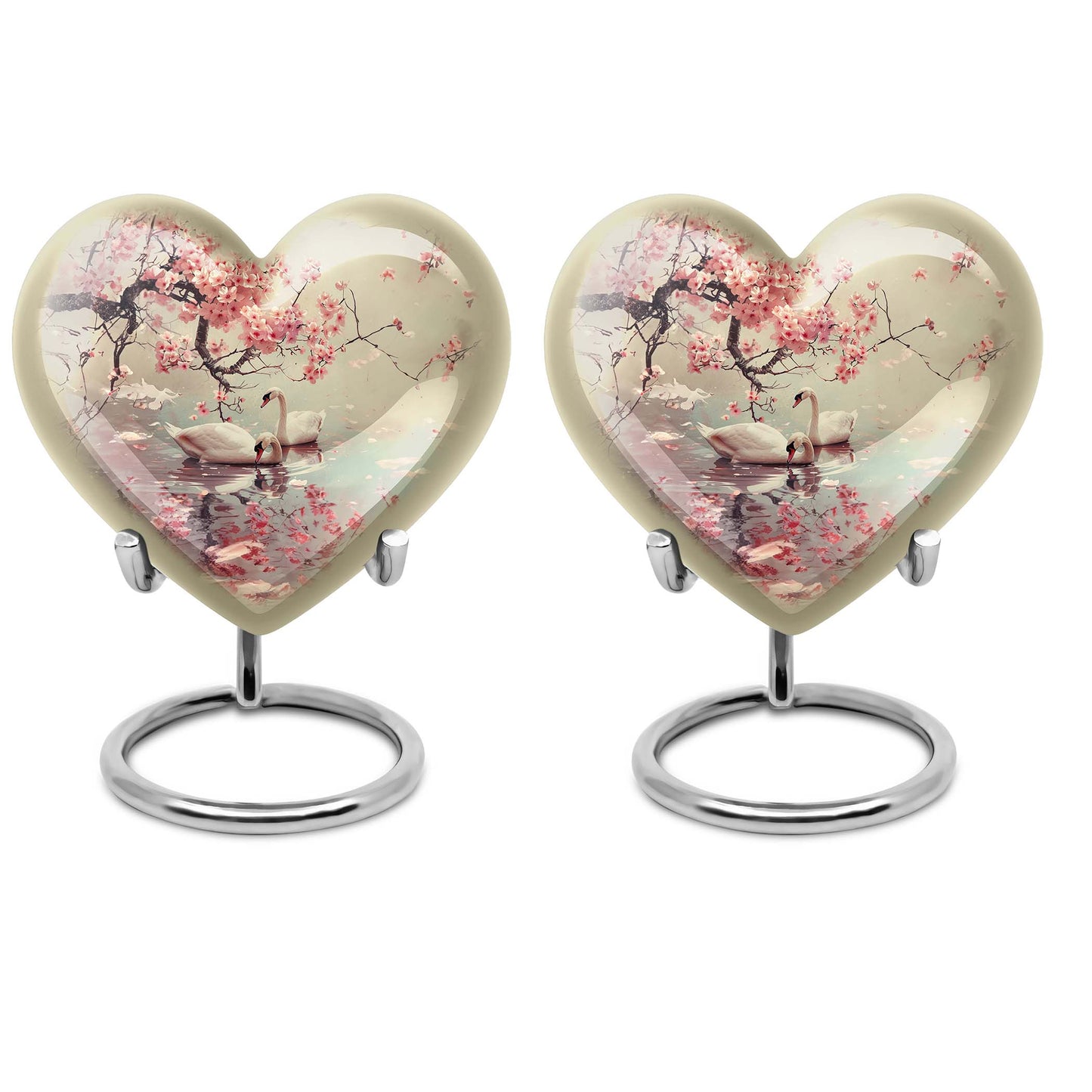 Swan Theme 3 Inch Keepsake Pack of 2