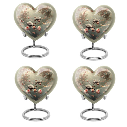 Swan Theme 3 Inch Keepsake Pack of 4