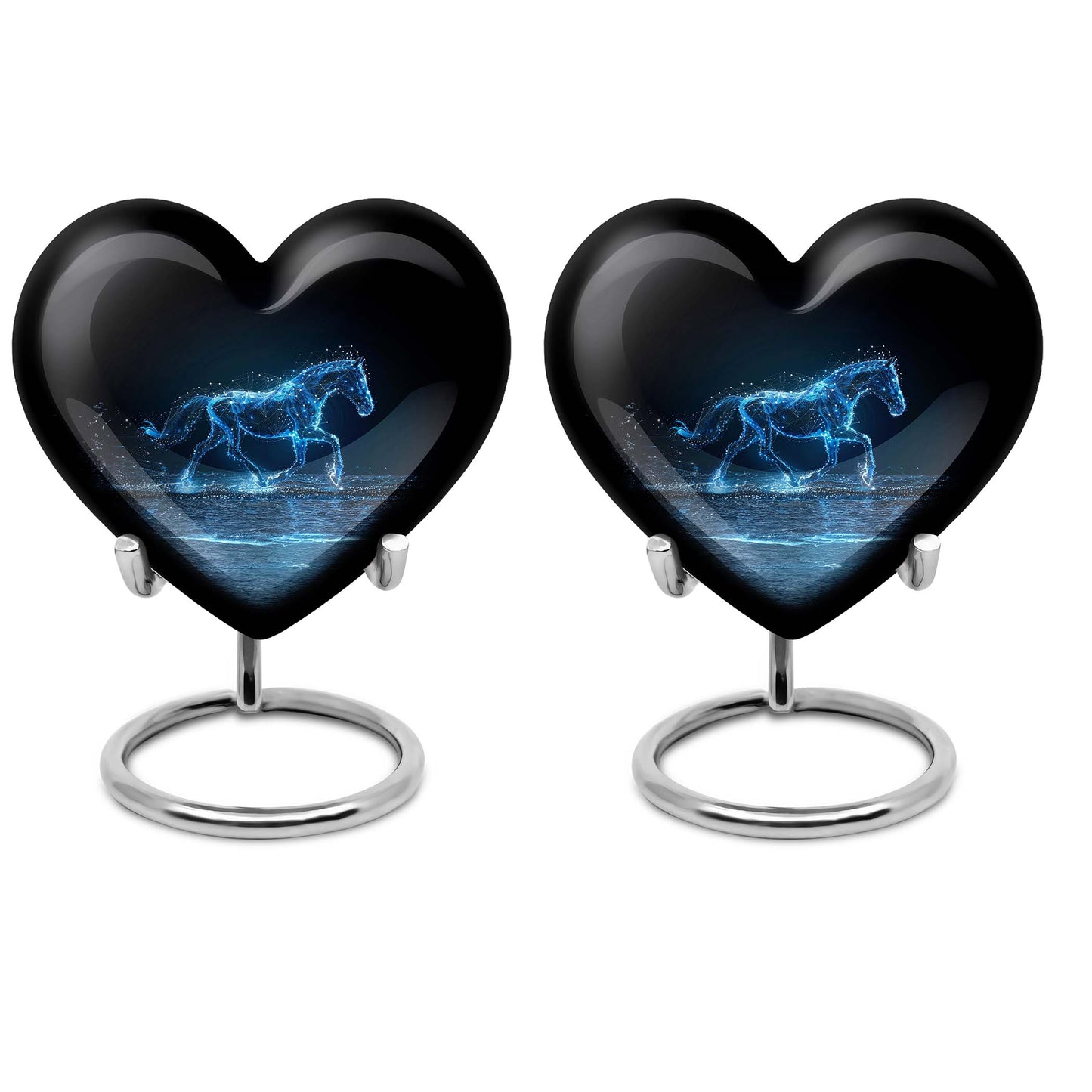 Runing Horse Theme 3 Inch Keepsake Pack of 2