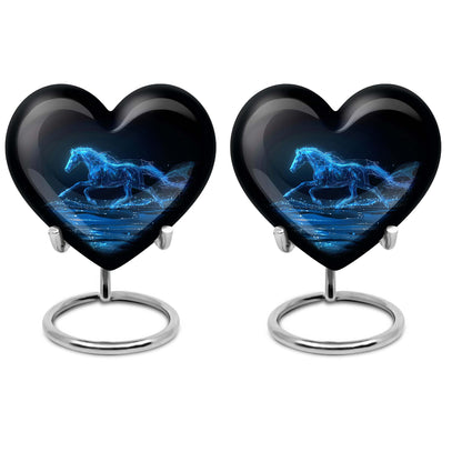 Runing Horse Theme 3 Inch Keepsake Pack of 2