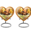 Runing Horse Theme 3 Inch Keepsake Pack of 2