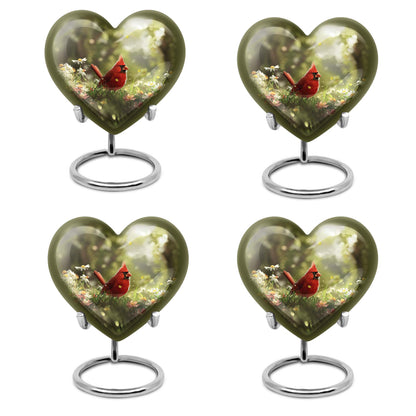 Cardinal Theme 3 Inch Keepsake Pack of 4