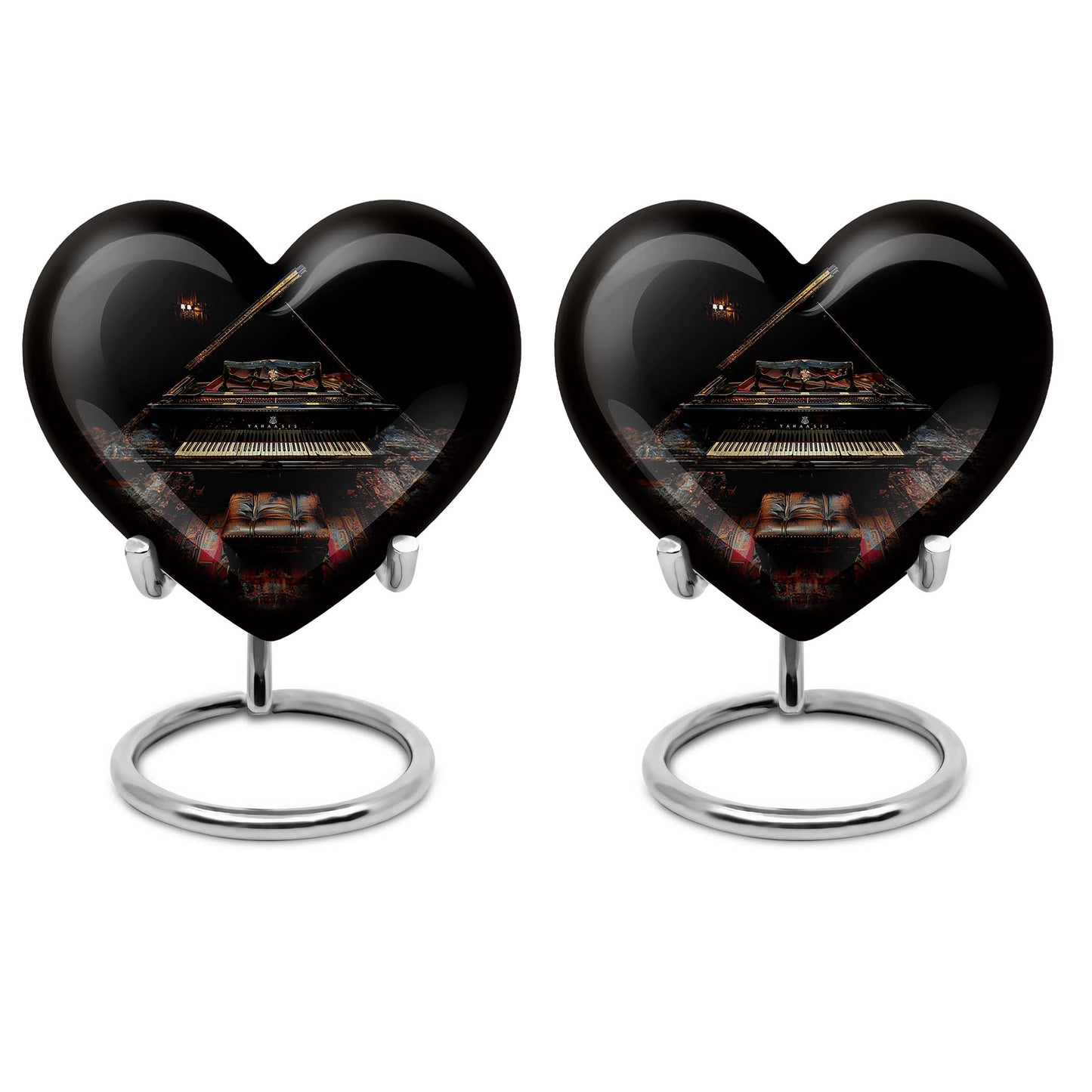 Piano Theme 3 Inch Keepsake Pack of 2