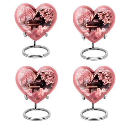 Piano Theme 3 Inch Keepsake Pack of 4