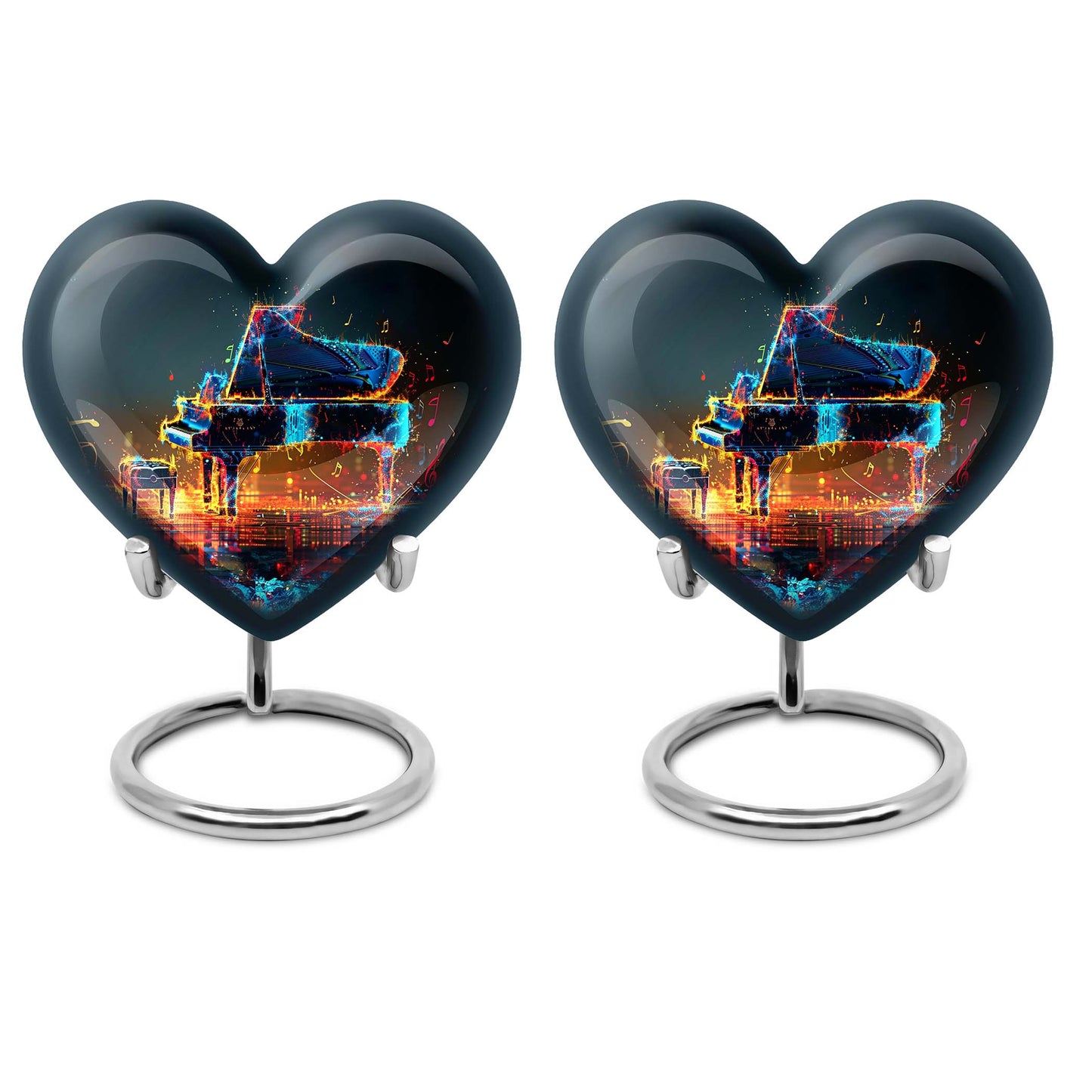 Piano Theme 3 Inch Keepsake Pack of 2