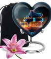 Piano Theme Large Urn 10 Inch