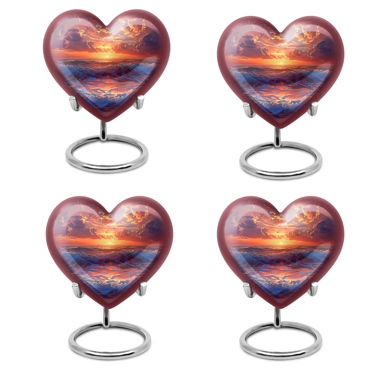 Sunrise Theme 3 Inch Keepsake Pack of 4