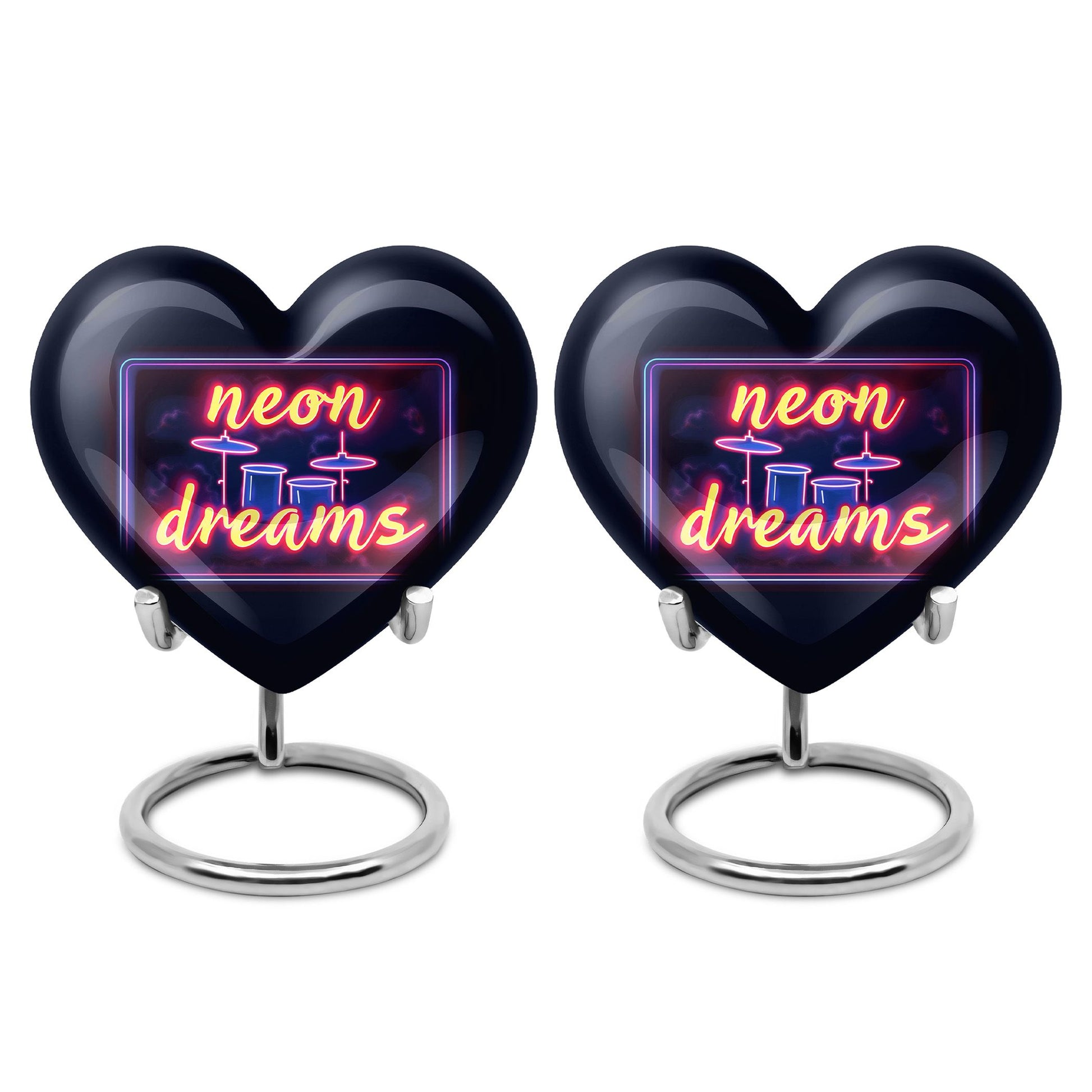 Drums And Music Theme 3 Inch Keepsake Pack of 2