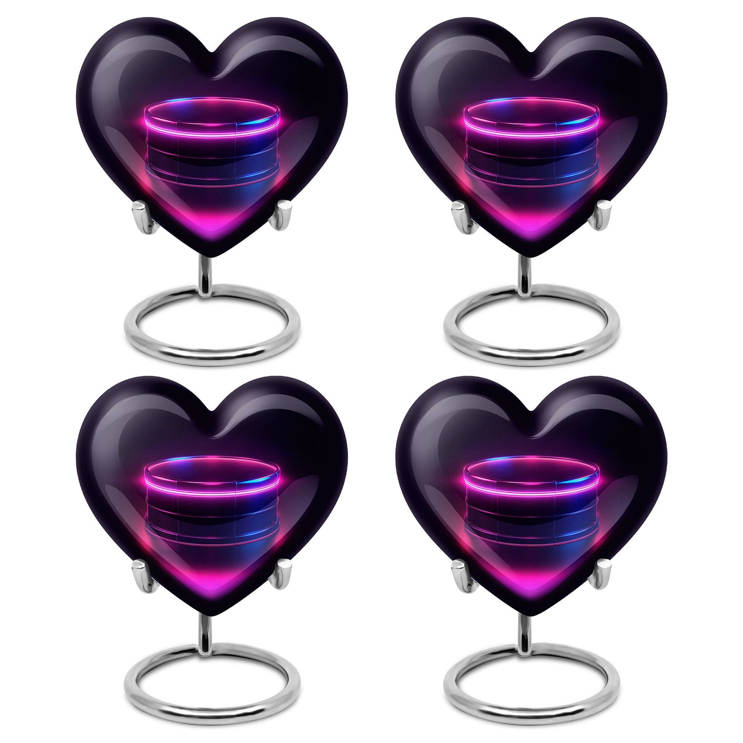 Drums And Music Theme 3 Inch Keepsake Pack of 4