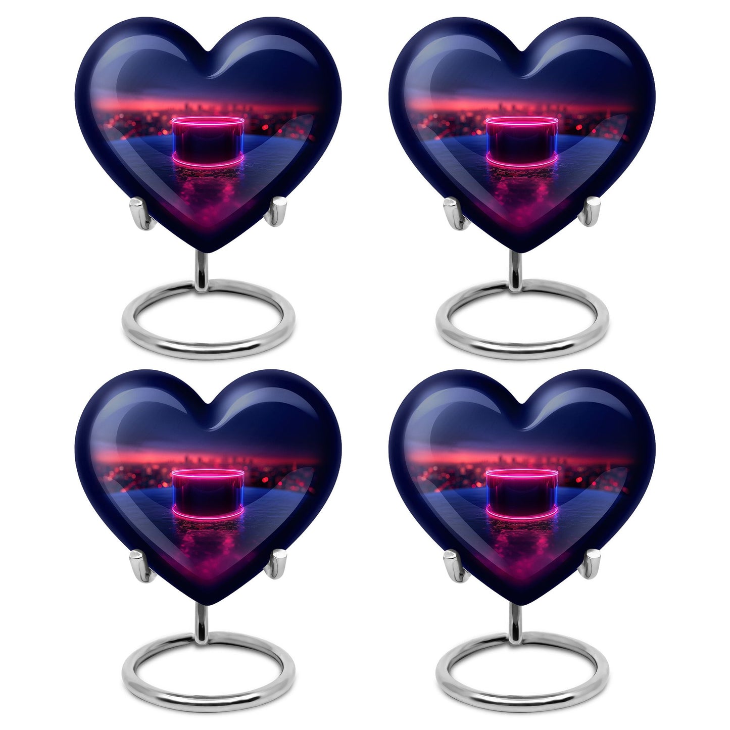 Drums And Music Theme 3 Inch Keepsake Pack of 4