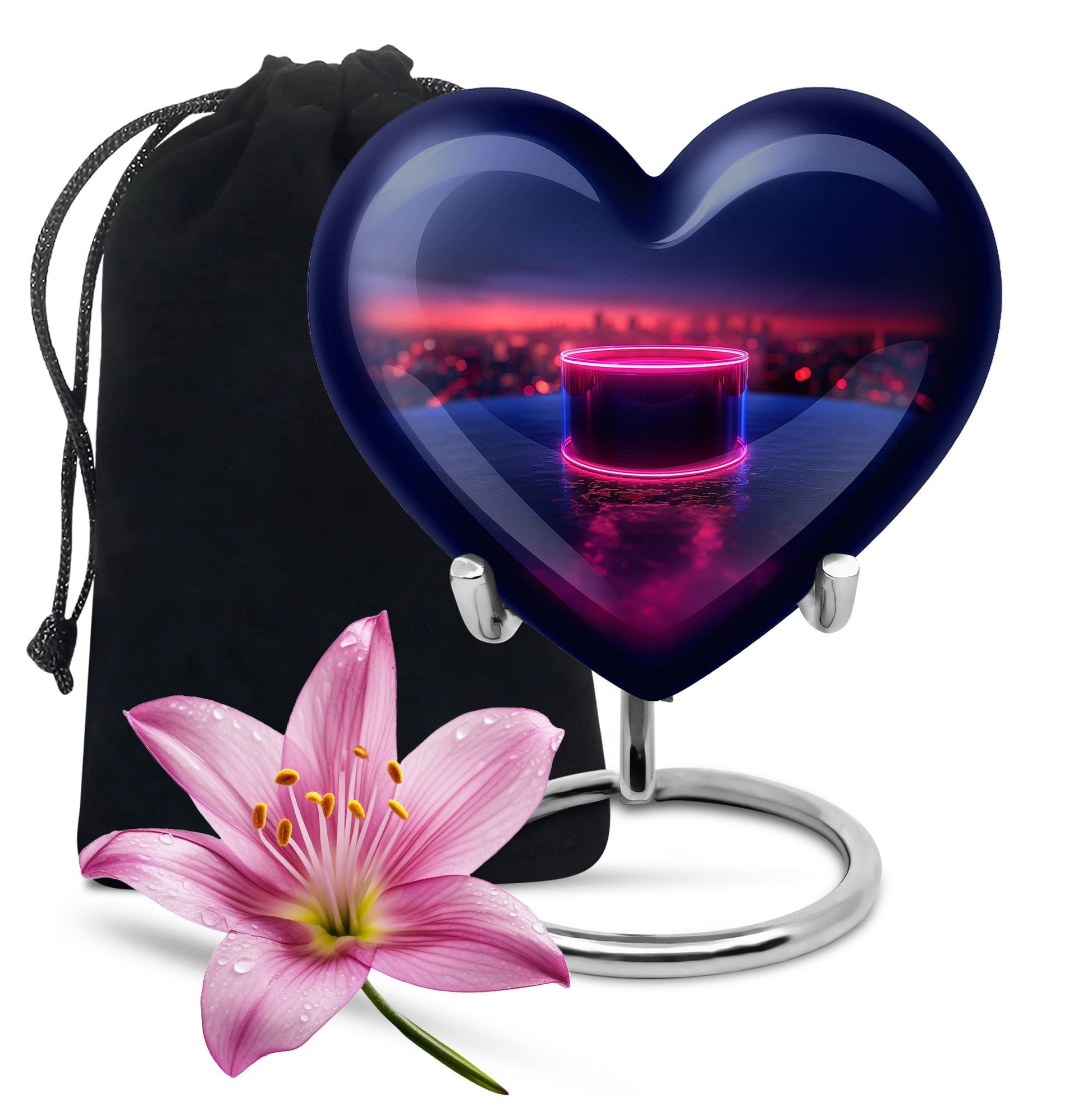 Drums And Music Theme Large Urn 10 Inch