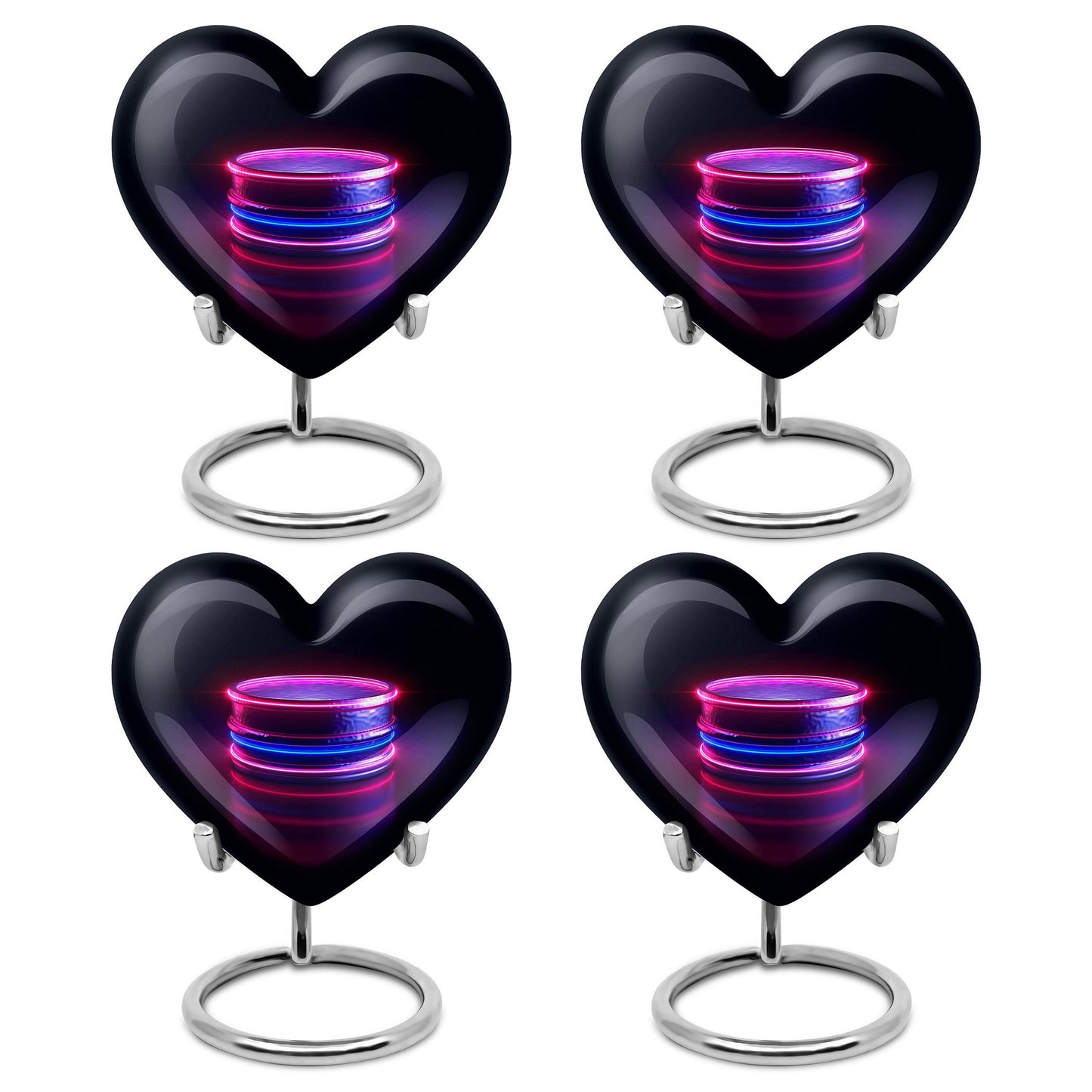 Drums And Music Theme 3 Inch Keepsake Pack of 4