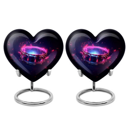Drums And Music Theme 3 Inch Keepsake Pack of 2