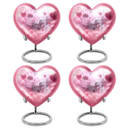 Drums And Music Theme 3 Inch Keepsake Pack of 4