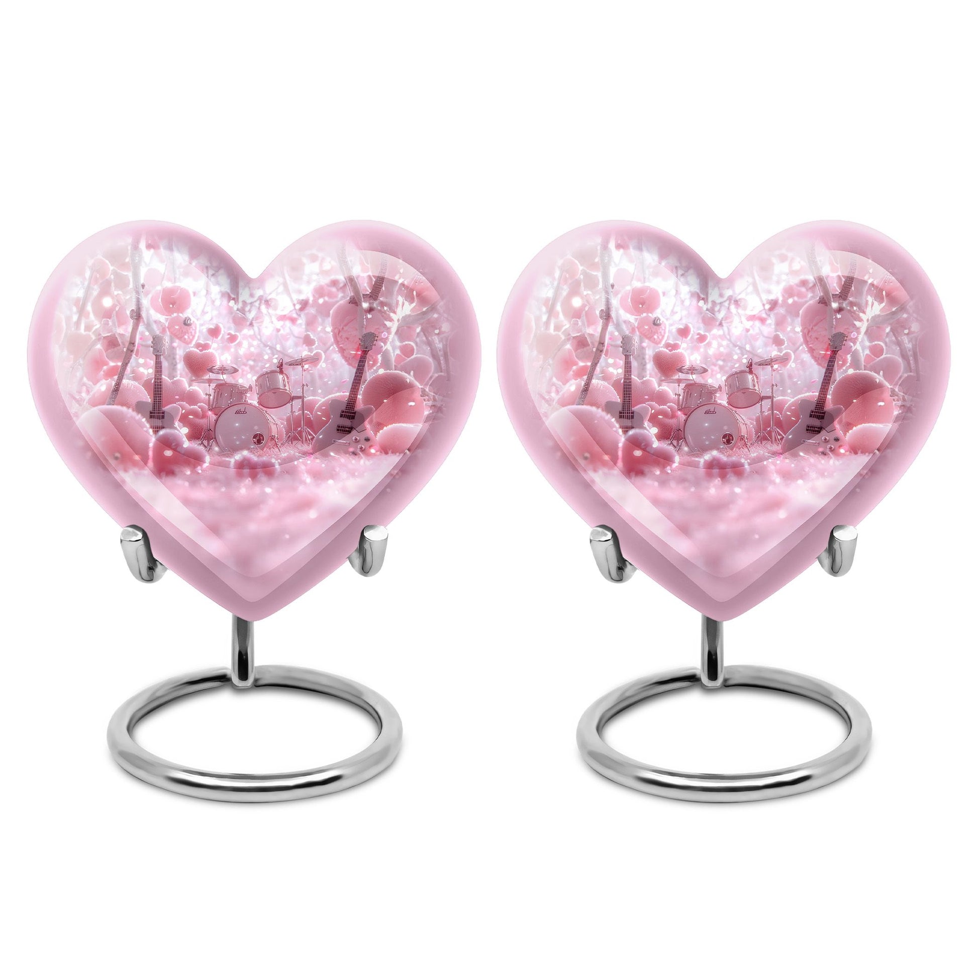 Drums And Music Theme 3 Inch Keepsake Pack of 2