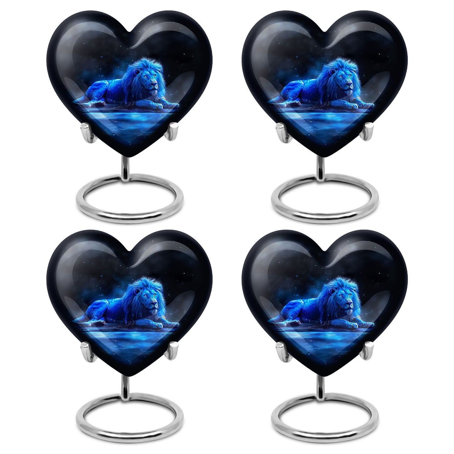 Lion Theme 3 Inch Keepsake Pack of 4
