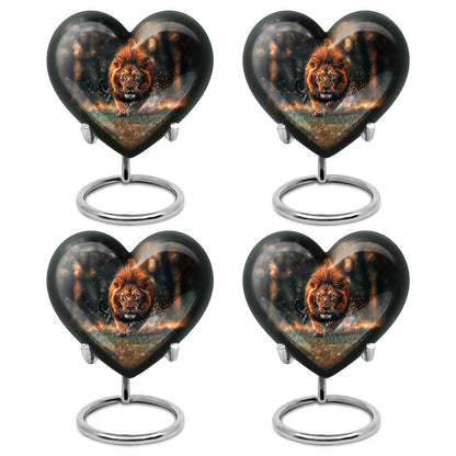 Lion Theme 3 Inch Keepsake Pack of 4