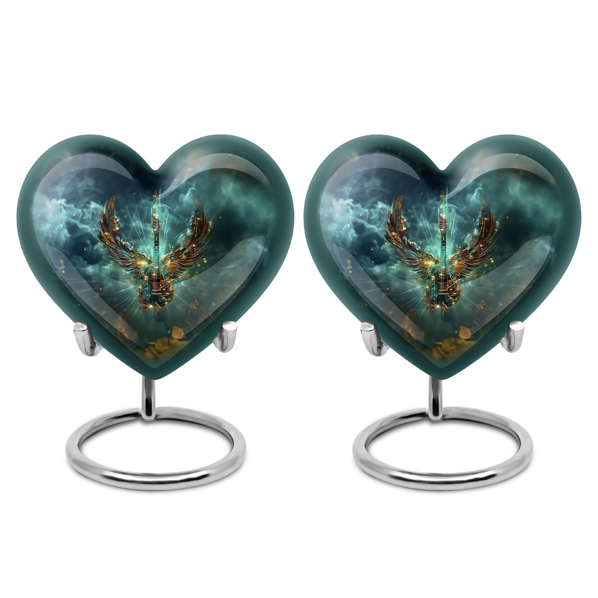 Guitar Theme 3 Inch Keepsake Pack of 2