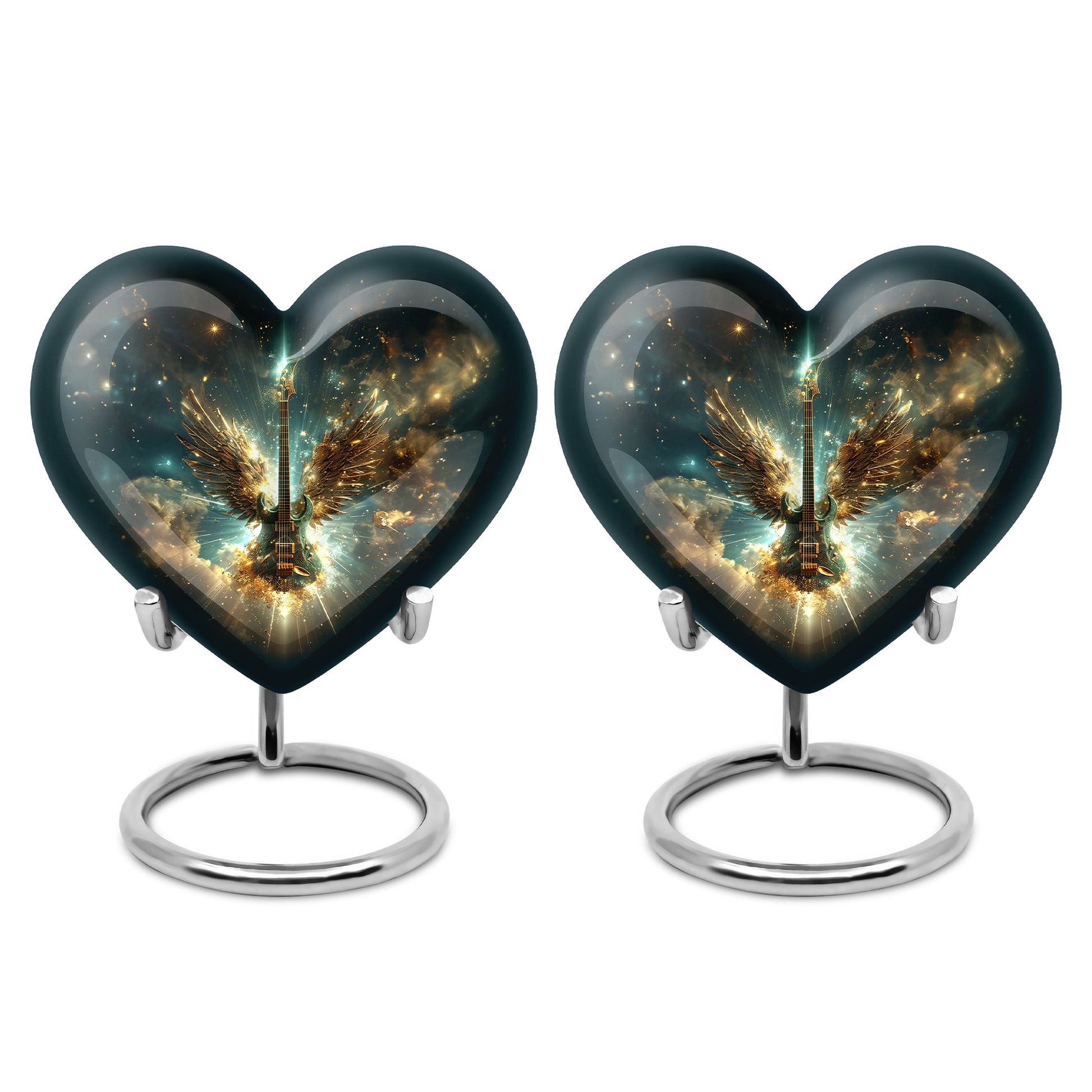 Guitar Theme 3 Inch Keepsake Pack of 2