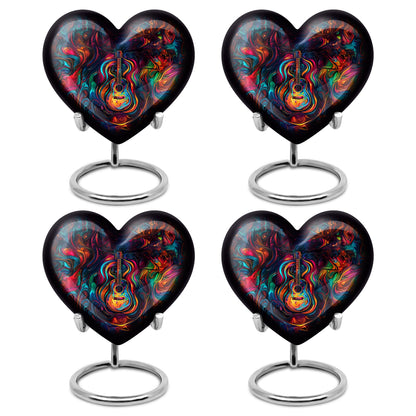 Guitar Theme 3 Inch Keepsake Pack of 4