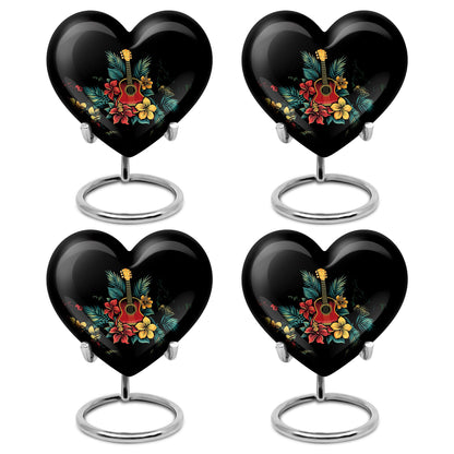 Guitar Theme 3 Inch Keepsake Pack of 4