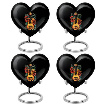 Guitar Theme 3 Inch Keepsake Pack of 4