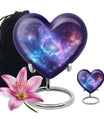 Galaxy Theme Large Urn With 1 Keepsake Urn