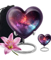 Galaxy Theme Large Urn With 1 Keepsake Urn