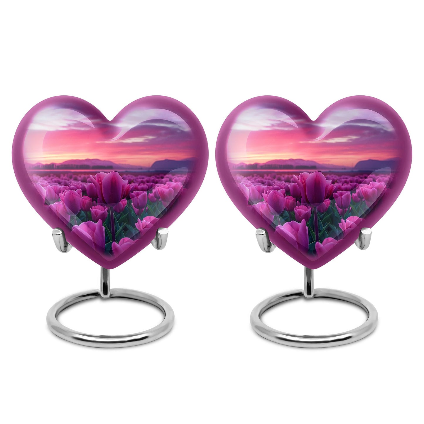 Tulips Theme 3 Inch Keepsake Pack of 2