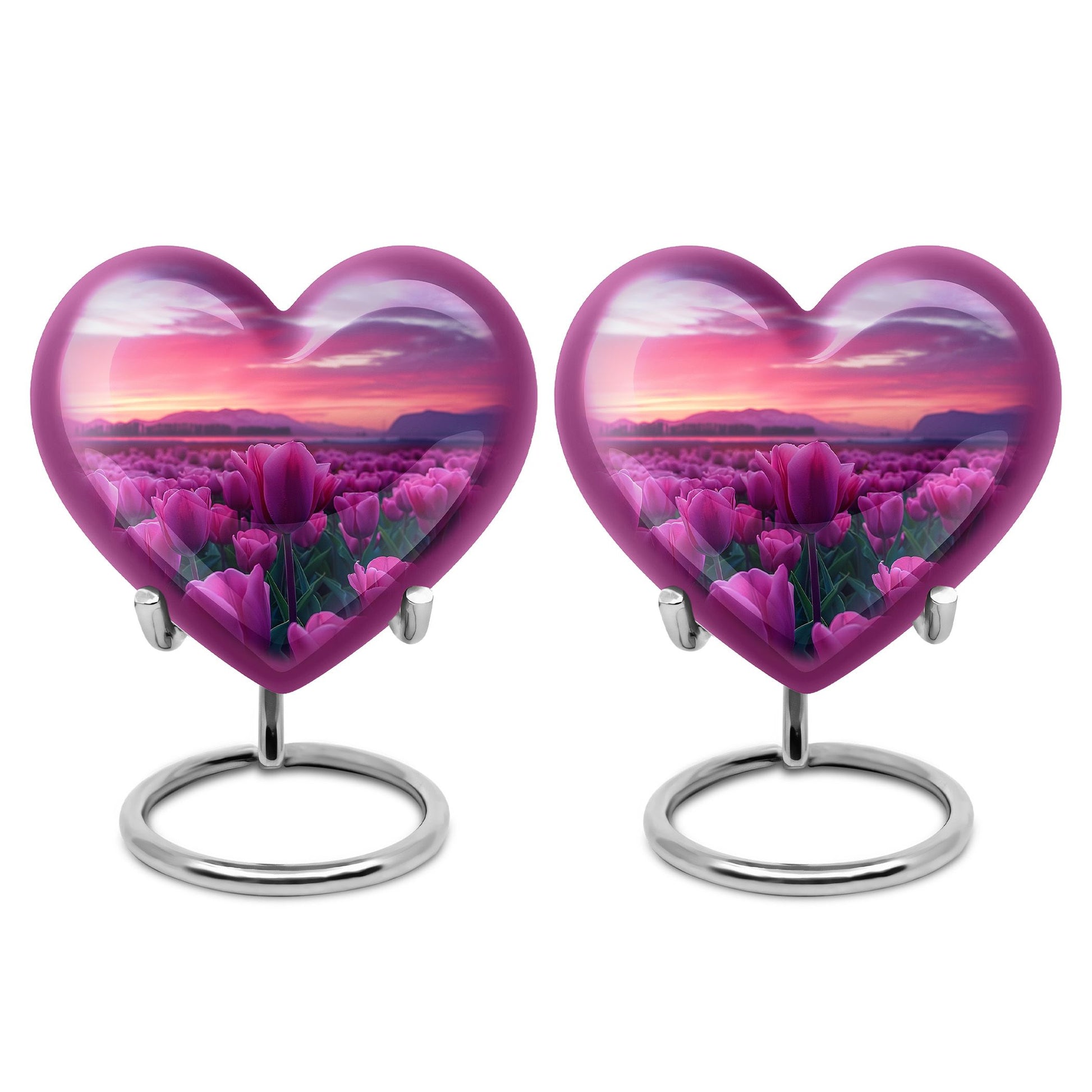 Tulips Theme 3 Inch Keepsake Pack of 2