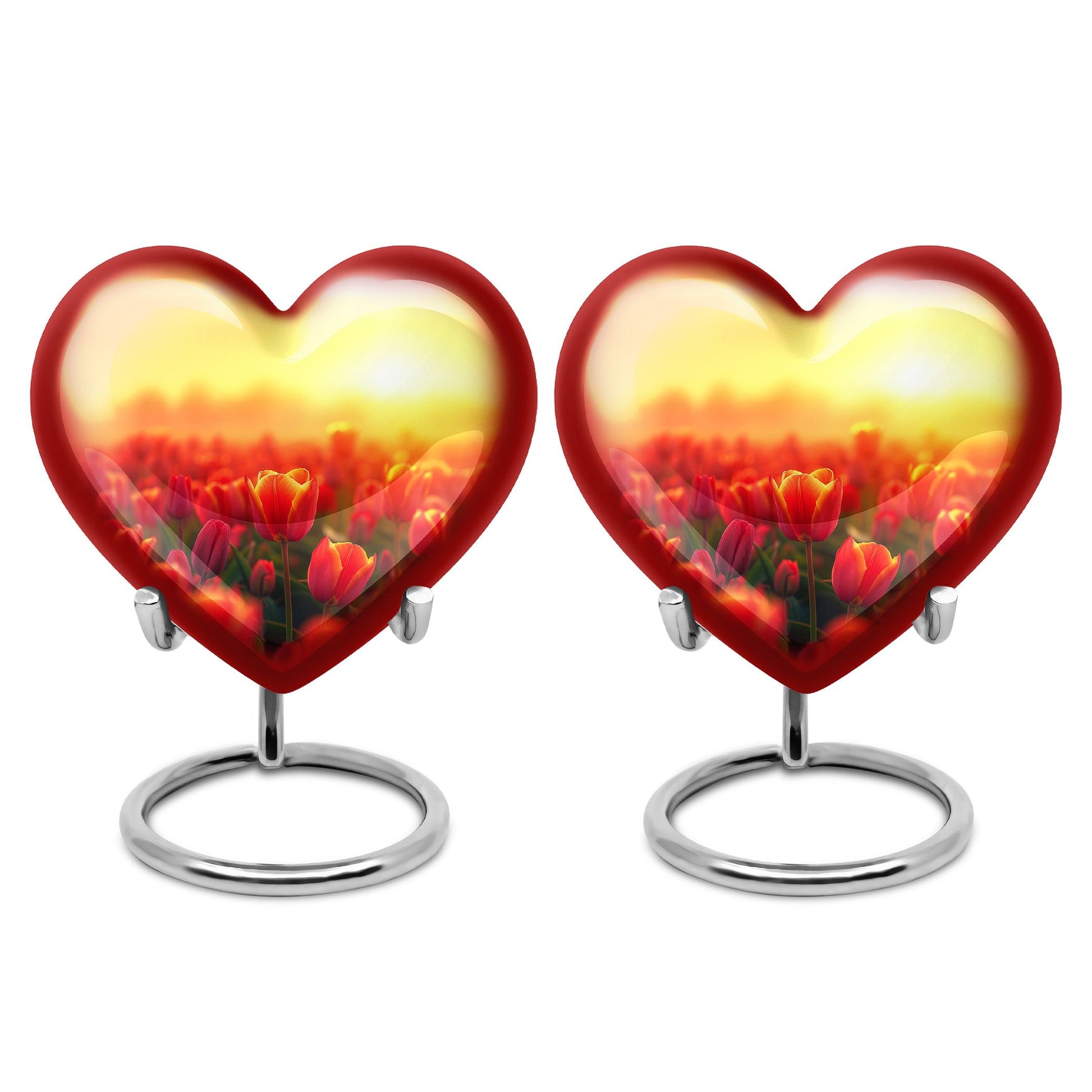 Tulips Theme 3 Inch Keepsake Pack of 2